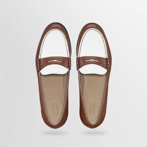 KOIO Brown and White Brera Loafer in Tiramisu New NIB sz 11 / 41 never worn